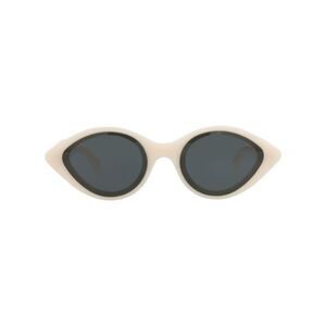 Alaia Cat Eye-Frame Recycled Acetate Sunglasses White Womens